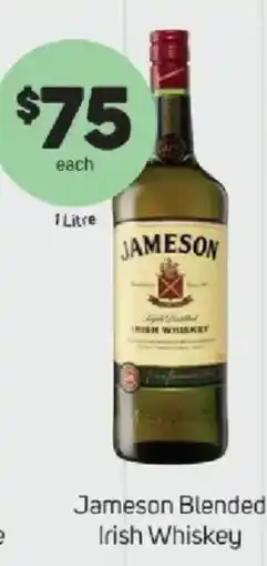 Foodland Jameson Blended Irish Whiskey offer