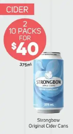 Foodland Strongbow Original Cider Cans offer