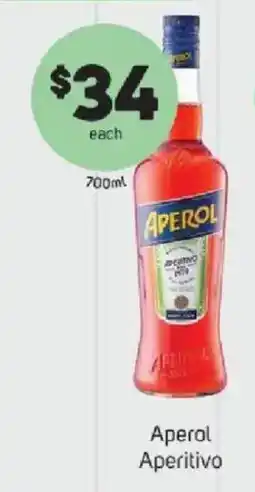 Foodland Aperol Aperitivo offer