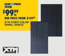 BCF Xtm Fixed Solar Panel Range offer