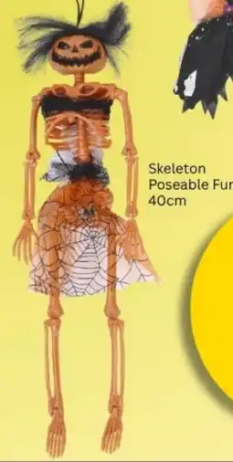Choice The Discount Store Skeleton Poseable Funky offer
