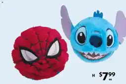 ALDI Spider-Man and Stitch plush toys offer