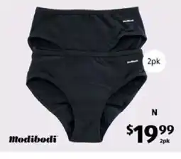ALDI Modibodi underwear offer