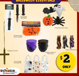 Choice The Discount Store Halloween Essentials offer