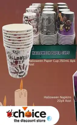Choice The Discount Store Halloween Paper Cups offer