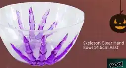 Choice The Discount Store Skeleton Clear Hand Bowl offer