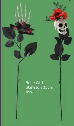 Choice The Discount Store Rose With Skeleton 33cm offer
