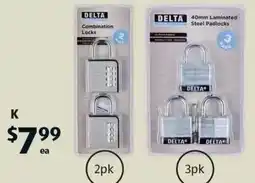 ALDI Padlock Assortment offer
