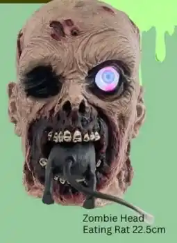 Choice The Discount Store Zombie Head Eating Rat offer