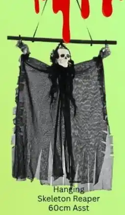 Choice The Discount Store Hanging Skeleton Reaper 60cm offer