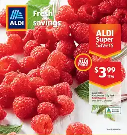 ALDI Australian Raspberries offer