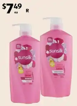 ALDI Sunsilk Brilliant Shine Shampoo and Conditioner offer