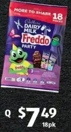 ALDI Cadbury Dairy Milk Freddo Party offer