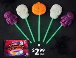 ALDI Famfood Spooky Halloween Lollipops offer
