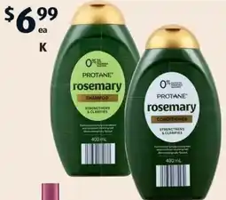 ALDI Protane rosemary shampoo conditioner offer