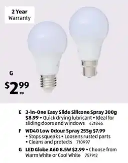 ALDI LED Globe A60 offer