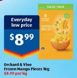 ALDI Orchard & Vine Frozen Mango Pieces offer