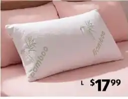 ALDI Bamboo pillow offer