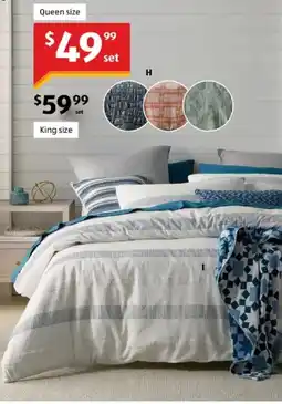 ALDI Queen size bedding set offer