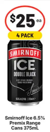 IGA Liquor Smirnoff Ice Double Black offer