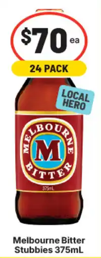 IGA Liquor Melbourne Bitter Stubbies offer