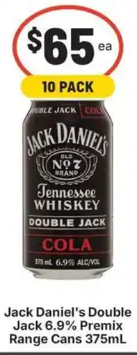 IGA Liquor Jack Daniel's Double Jack Cola offer