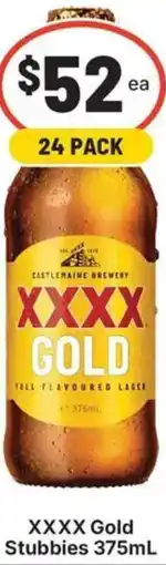 IGA Liquor XXXX Gold Stubbies offer