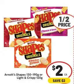 IGA Arnott's Shapes offer