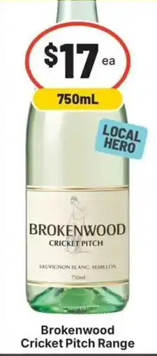 IGA Liquor Brokenwood Cricket Pitch offer