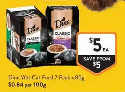 Foodworks Dine Wet Cat Food offer