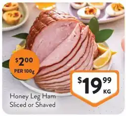 Foodworks Honey Leg Ham offer