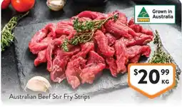 Foodworks Australian Beef Stir Fry Strips offer