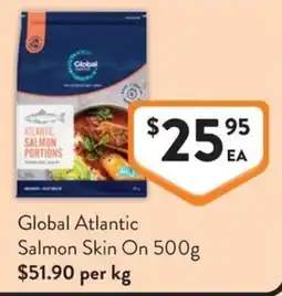 Foodworks Global Atlantic Salmon Skin On offer