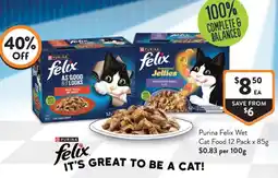 Foodworks Purina Felix Wet Cat Food offer