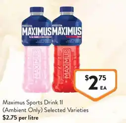 Foodworks Maximus Sports Drink offer