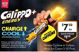 Foodworks Streets Cyclone or Calippo Minis Ice Cream offer