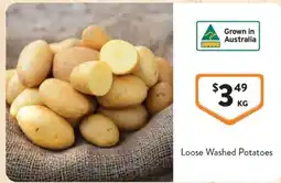 Foodworks Loose Washed Potatoes offer