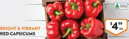 Foodworks Bright & Vibrant Red Capsicums offer