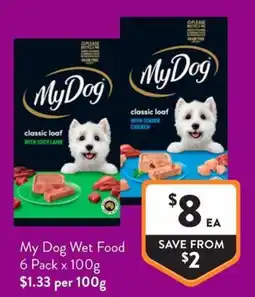 Foodworks My Dog Wet Food offer