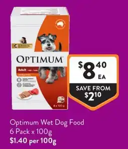 Foodworks Optimum Wet Dog Food offer