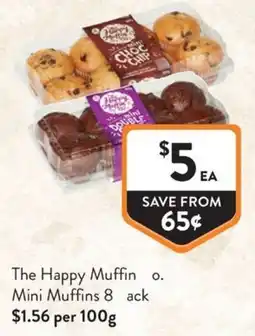 Foodworks The Happy Muffin o. Mini Muffins offer