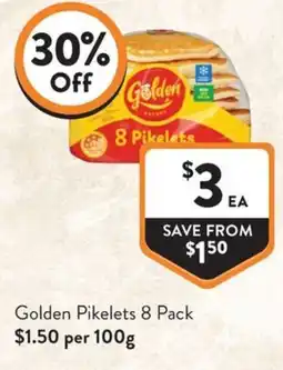 Foodworks Golden Pikelets offer