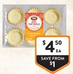 Foodworks Bakery Small Tart Shells offer