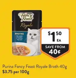 Foodworks Purina Fancy Feast Royale Broth offer