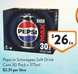 Foodworks Pepsi Max Soft Drink offer