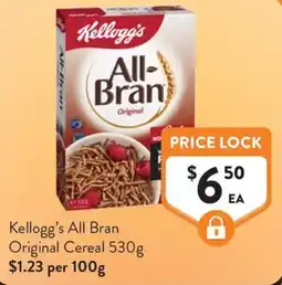 Foodworks Kellogg's All Bran Original Cereal offer