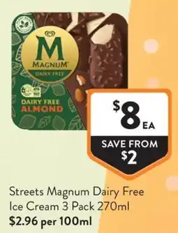 Foodworks Streets Magnum Dairy Free Ice Cream offer