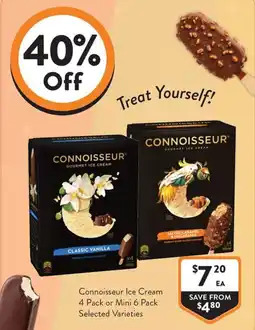 Foodworks Connoisseur Ice Cream offer