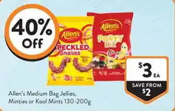 Foodworks Allen's Medium Bag Jellies offer