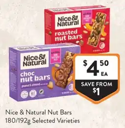 Foodworks Nice & Natural Nut Bars offer